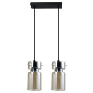 Podwójna lampa wisząca Nivio dymna 2xE27 Light Prestige