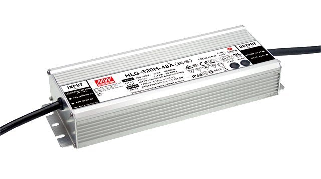 MEAN WELL HLG-320H-12-A Zasilacz impulsowy; LED; 264W; 12V; 22A; 90-305VAC; 127-431VDC; IP65 Milagro