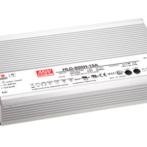 MEAN WELL HLG-600H-12-A Zasilacz impulsowy; LED; 480W; 12V; 40A; 90-305VAC; 127-431VDC; IP65 Milagro