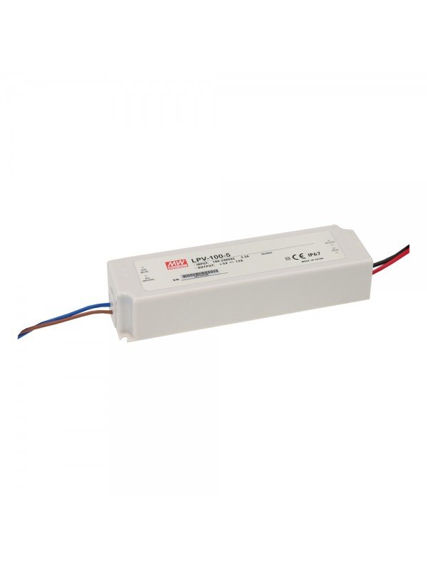 MEAN WELL LPV-100-12 Zasilacz impulsowy; LED; 102W; 12V; 8.5A; 90-264VAC; 127-370VDC; IP67 Milagro