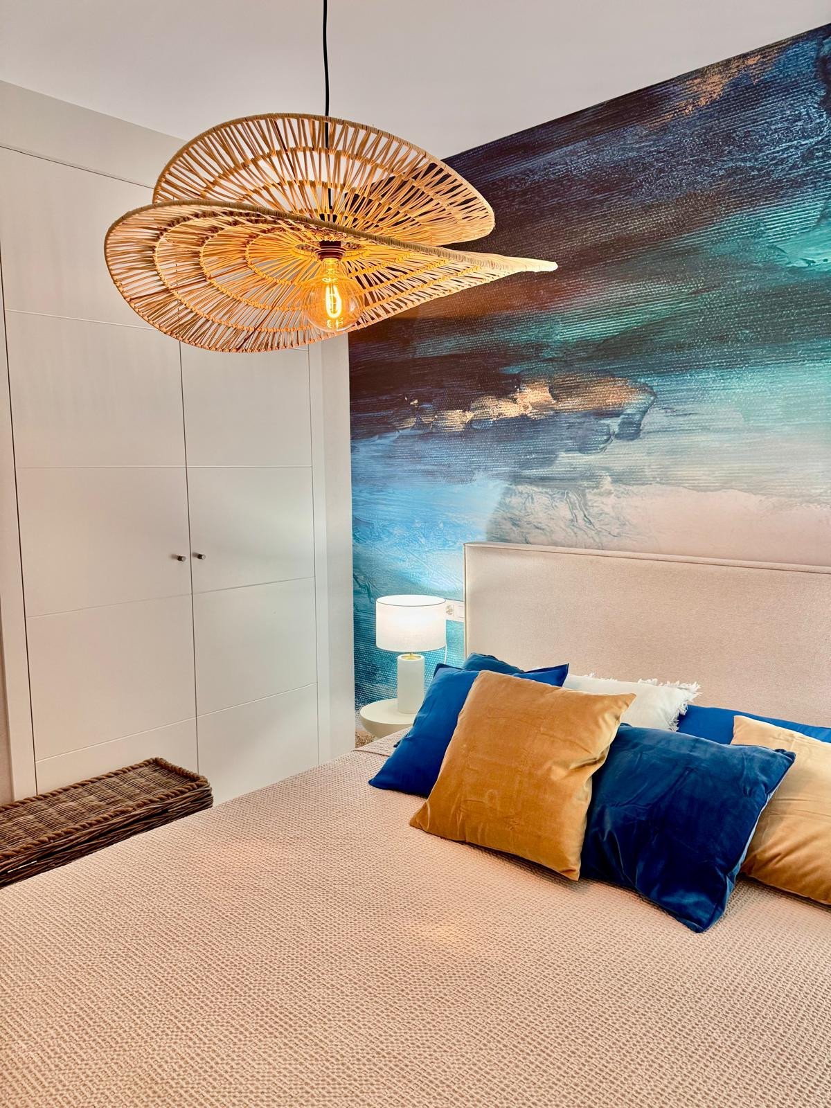 Rattanowa lampa wisząca Raya naturalna 1xE27 Light Prestige - obrazek 3