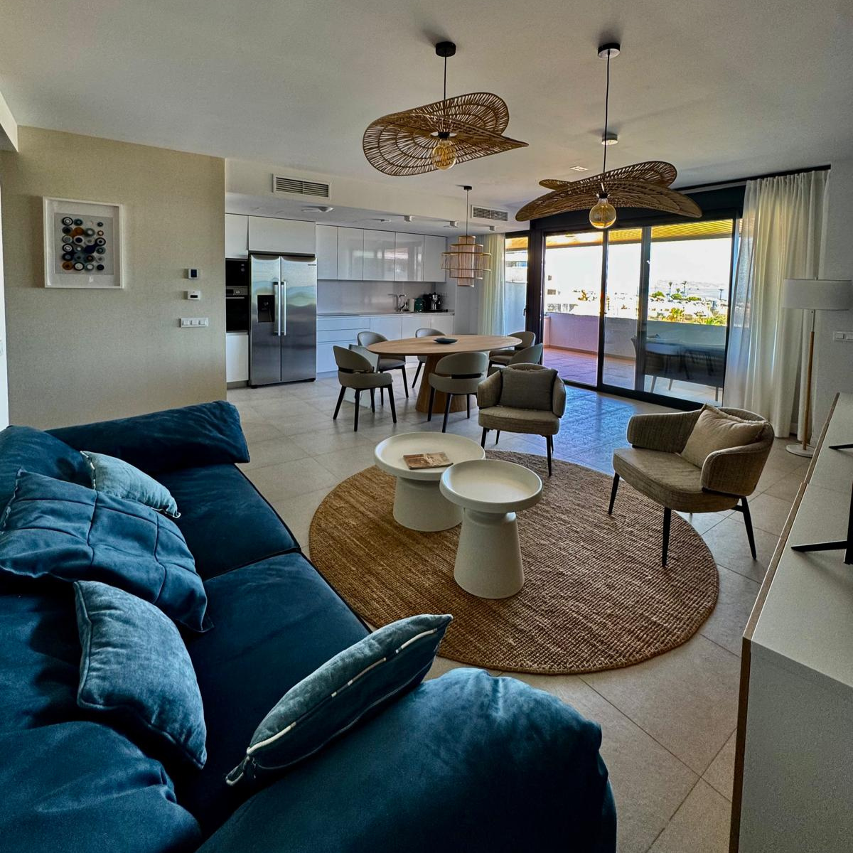 Rattanowa lampa wisząca Raya naturalna 1xE27 Light Prestige - obrazek 5