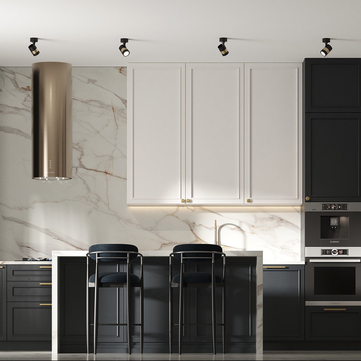 Spot Anillo 1 czarny 1xGU10 Light Prestige - obrazek 2