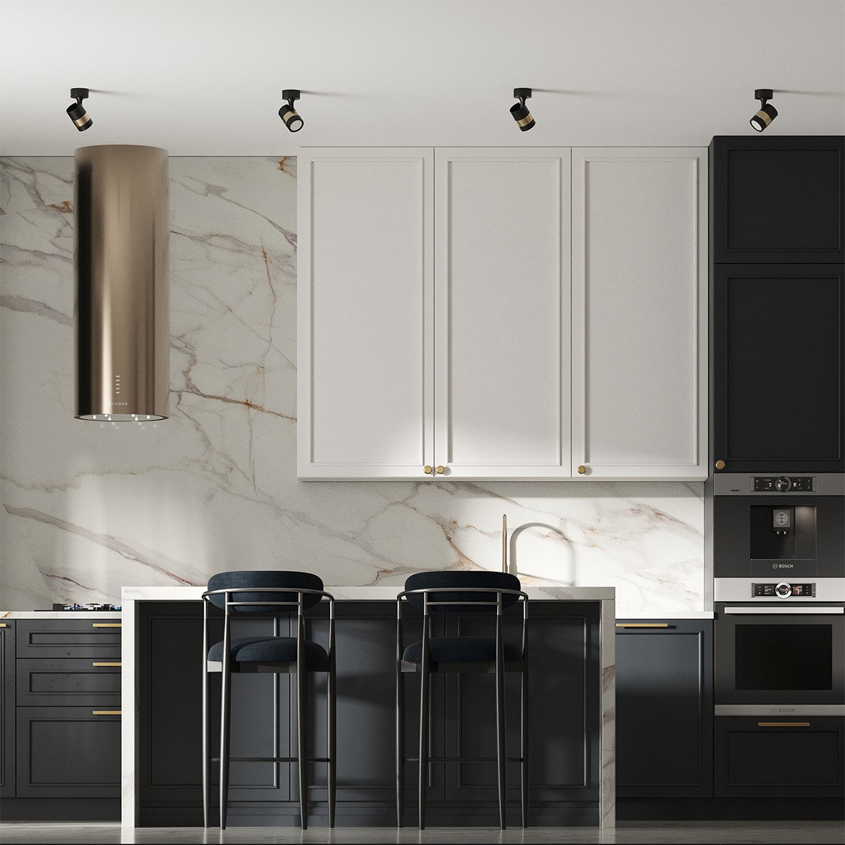 Spot Anillo 1 czarny 1xGU10 Light Prestige - obrazek 3