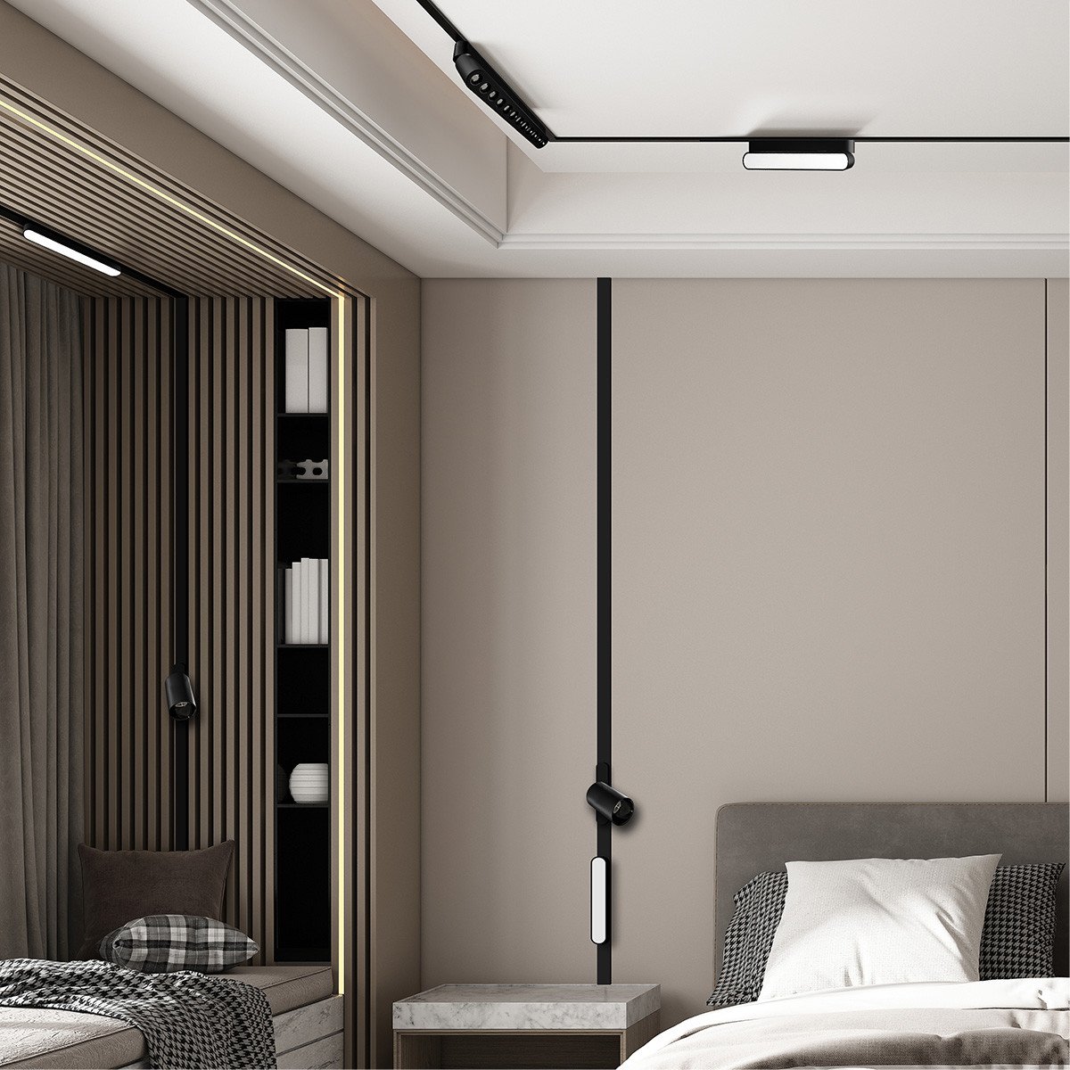 Reflektor Magnetic Slim Lumo 12W LED 3000K biały Light Prestige - obrazek 2