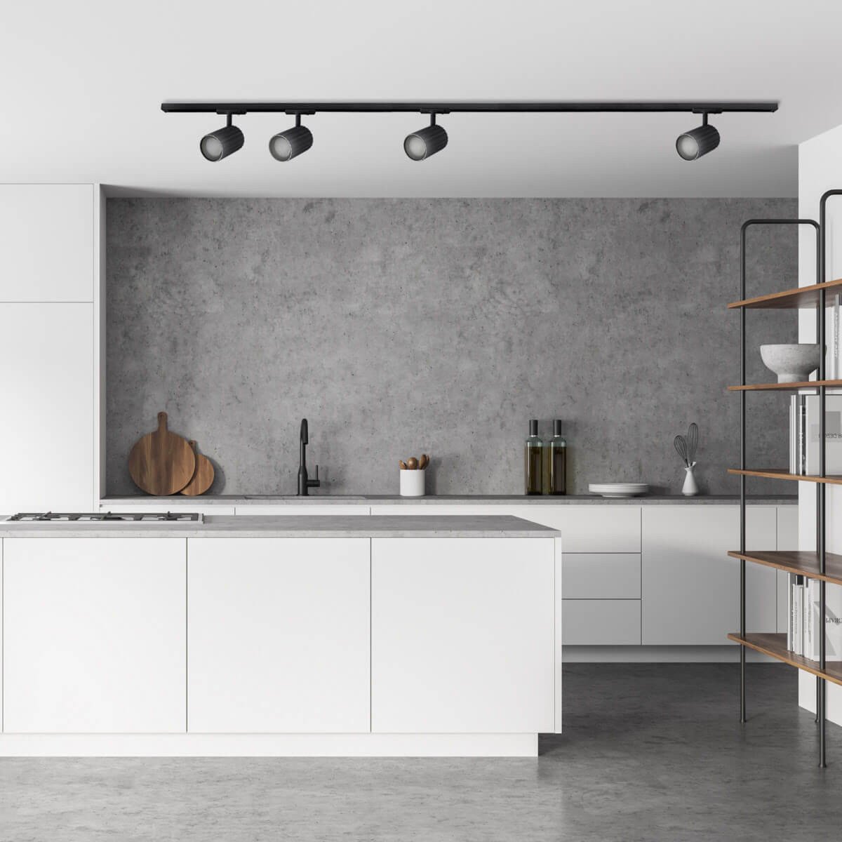 Reflektor do szynoprzewodów Tokio 1F czarny 1xGU10 Light Prestige - obrazek 3