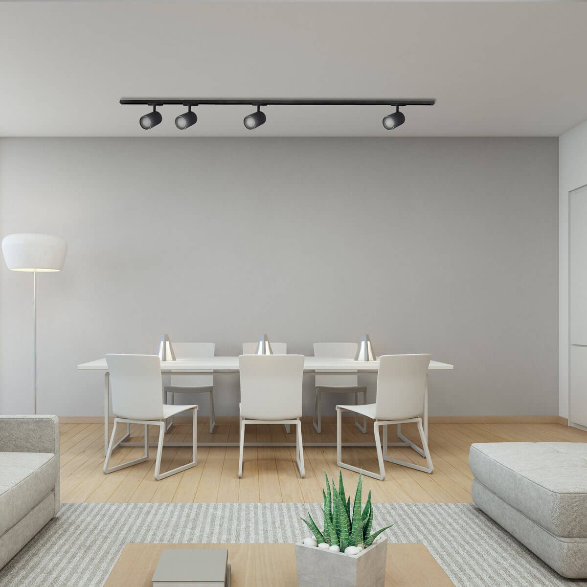 Reflektor do szynoprzewodów Tokio 1F czarny 1xGU10 Light Prestige - obrazek 4