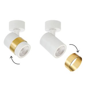 Spot Anillo 1 biały 1xGU10 Light Prestige