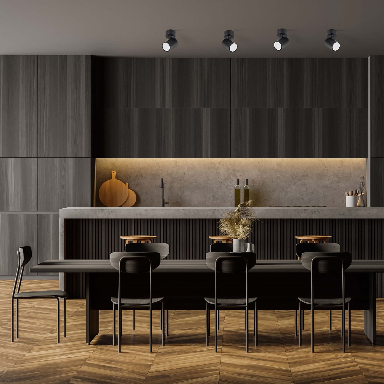 Spot Snow New 1 czarny 1xGU10 Light Prestige - obrazek 2