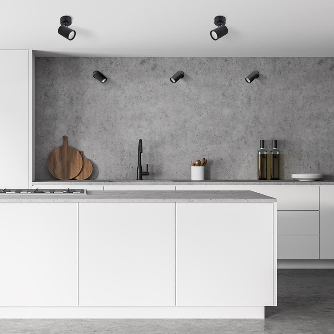 Spot Snow New 1 czarny 1xGU10 Light Prestige - obrazek 15