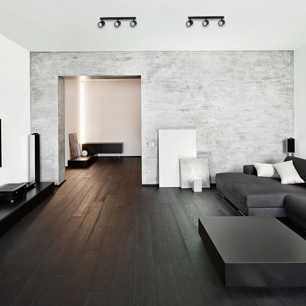 Zestaw reflektorów Tokio czarny 3xGU10 Light Prestige - obrazek 2