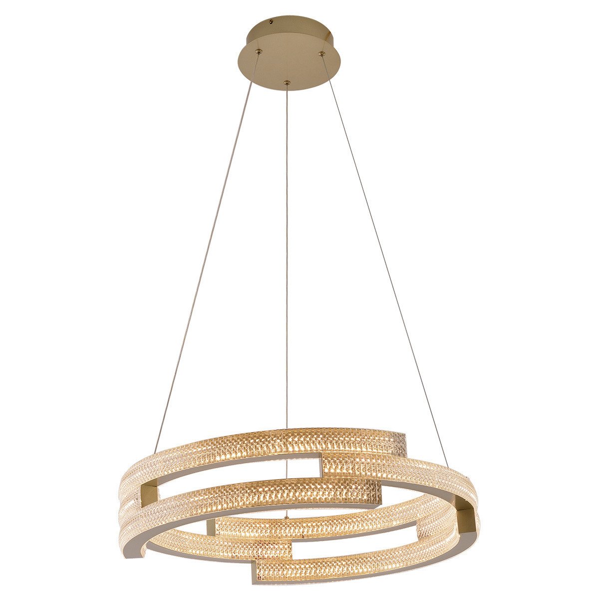 Lampa wisząca Tarja złota LED CCT Light Prestige