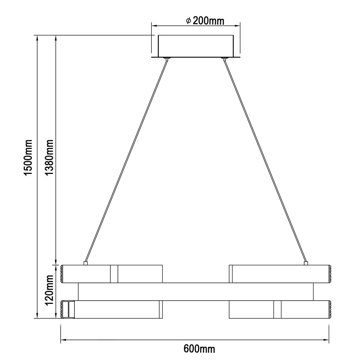 Lampa wisząca Tarja złota LED CCT Light Prestige - obrazek 9
